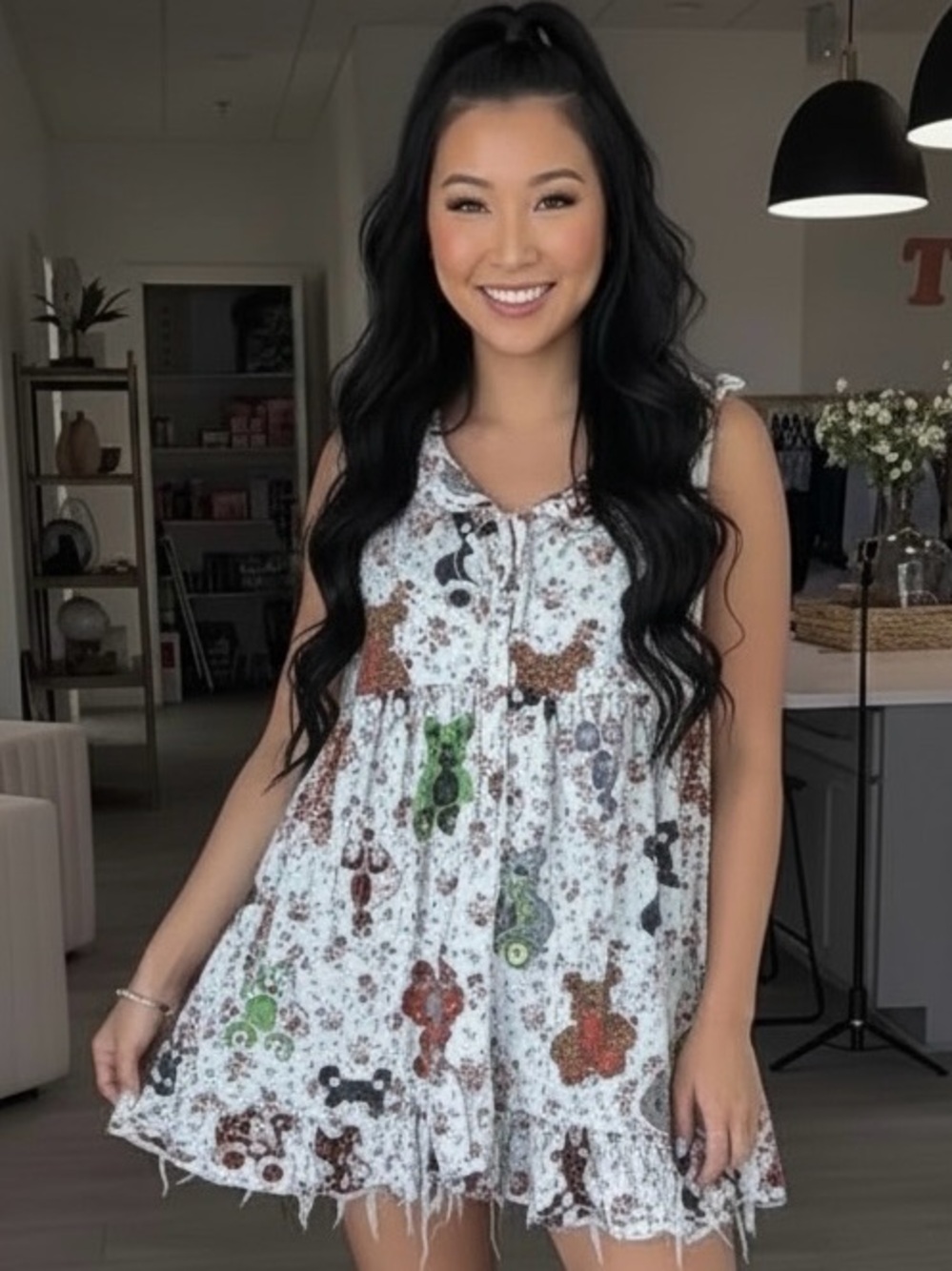 Out From Under Sweet Dreams Tie-Front Top